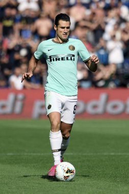 İtalyan Futbol Serisi A Erkekler Şampiyonası Sassuolo 'ya karşı Inter