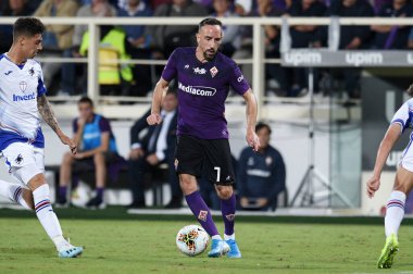 İtalyan Futbol Serisi A Erkekler Şampiyonası Fiorentina Sampdoria 'ya karşı