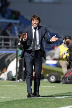 İtalyan Futbol Serisi A Erkekler Şampiyonası Sassuolo 'ya karşı Inter