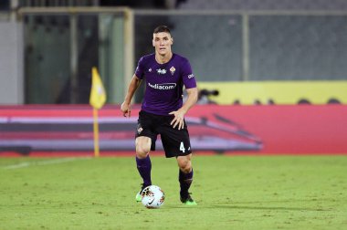 İtalyan Futbol Serisi A Erkekler Şampiyonası Fiorentina Sampdoria 'ya karşı