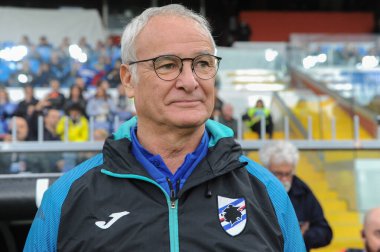 İtalyan Futbolu Serisi A Erkekler Şampiyonası Sampdoria 'ya karşı Romanlar
