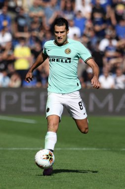 İtalyan Futbol Serisi A Erkekler Şampiyonası Sassuolo 'ya karşı Inter