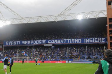 İtalyan Futbolu Serisi A Erkekler Şampiyonası Sampdoria 'ya karşı Romanlar