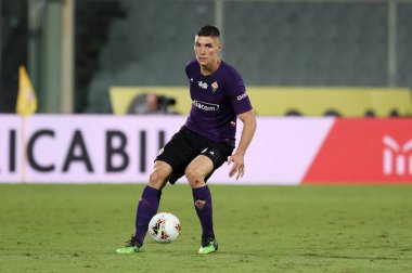 İtalyan Futbol Serisi A Erkekler Şampiyonası Fiorentina Sampdoria 'ya karşı