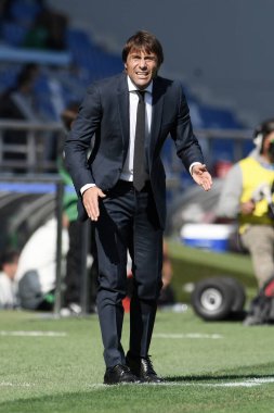 İtalyan Futbol Serisi A Erkekler Şampiyonası Sassuolo 'ya karşı Inter