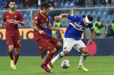 İtalyan Futbolu Serisi A Erkekler Şampiyonası Sampdoria 'ya karşı Romanlar