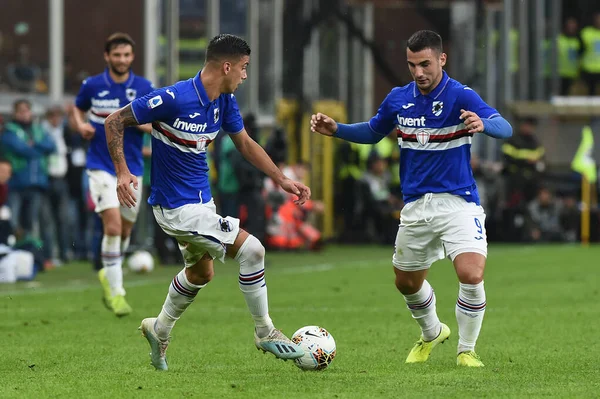 İtalyan Futbolu Serisi A Erkekler Şampiyonası Sampdoria 'ya karşı Romanlar