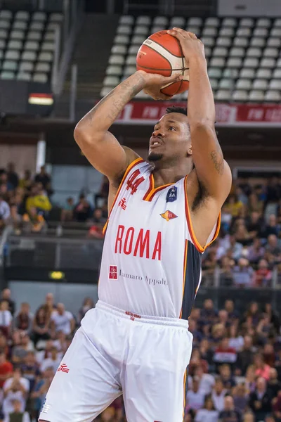 Baloncesto italiano Serie A Campeonato Virtus Roma vs Fortitudo Bolonia — Foto de Stock