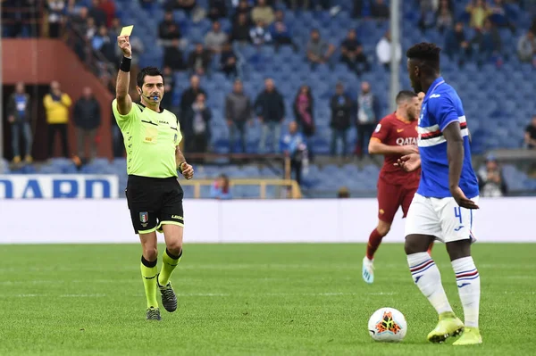 Italský fotbal Serie A Men Championship Sampdoria vs As Roma — Stock fotografie