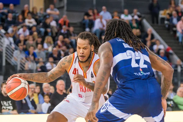 Baloncesto italiano Serie A Campeonato Virtus Roma vs Fortitudo Bolonia — Foto de Stock