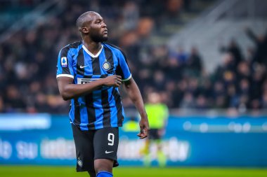 FC Internazionale takımından Romelu Lukaku İtalyan futbolu sezonu 2019 / 20 FC Internazionale - Fotoğraf: Fabrizio Carabelli / LM