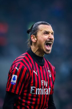 Ac Milan 'dan Zlatan Ibrahimoviç İtalya futbol takımı Serie A sezonu 2019 / 20 Ac Milan - Fotoğraf: Fabrizio Carabelli / Lm