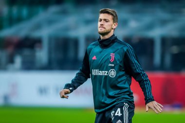 Juventus takımından Daniele Rugani İtalyan futbolu sezonu 2019 / 20 Juventus Fc - Fotoğraf: Fabrizio Carabelli / Lm