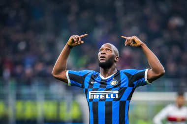 FC Internazionale takımından Romelu Lukaku İtalyan futbolu sezonu 2019 / 20 FC Internazionale - Fotoğraf: Fabrizio Carabelli / LM