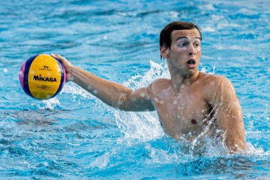 Filippo Ferrero (İtalyanca), İtalya 'nın Siracusa kentindeki Caldarella Havuzu' ndaki İtalyan Waterpolo Takımı Kolej Eğitimi sırasında, 11 Haziran 2020 - LM / Sabrina Malerba