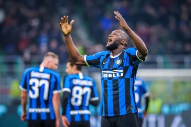 FC Internazionale takımından Romelu Lukaku İtalyan futbolu sezonu 2019 / 20 FC Internazionale - Fotoğraf: Fabrizio Carabelli / LM