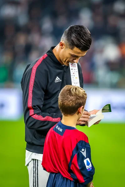 Juventus takımından Cristiano Ronaldo İtalyan futbolu sezonu 2019 / 20 Juventus Fc - Fotoğraf: Fabrizio Carabelli / Lm