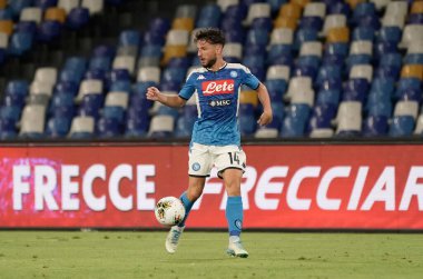 Napoli 'li Dries Mertens, 12 Temmuz 2020' de SSC Napoli ile AC Milan arasında oynanan maçta San Paolo Stadyumu Fotoğrafı LPS / MARCO IORIO / LM