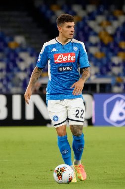 Napoli 'den Giovanni Di Lorenzo, SSC Napoli ile AS Roma arasındaki Serie A TIM karşılaşmasında 2005 Temmuz 2020' de San Paolo Stadyumu Fotoğrafı LPS / MARCO IORIO / LM