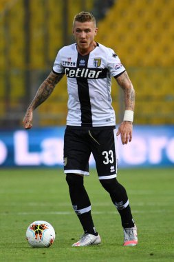 Parma calcio 'dan juraj kucka Parma-Fiorentina davası sırasında İtalya' nın Parma kentinde, Temmuz 05 2020 - LM / Matteo Papini