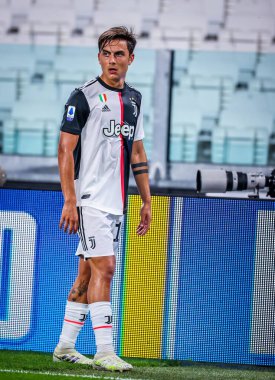 Juventus 'lu Paulo Dybala, 26 Haziran 2020 tarihinde İtalya' nın Allianz Stadyumu 'nda Juventus ile ABD Lecce arasında oynanan 2019 / 20 karşılaşmasında - Fotoğraf Fabrizio Carabelli / LM