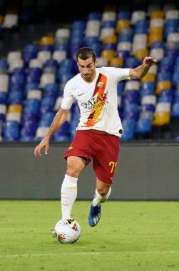 Roman Henrikh Mkhitaryan, SSC Napoli ile AS Roma arasındaki Serie A TIM karşılaşmasında ilk golünü 5 Temmuz 2020 'de San Paolo Stadyumu Fotoğraf: LPS / MARCO IORIO / LM