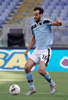 Lazio 'dan Marco Parolo, 11 Temmuz 2020' de Roma 'da oynanan Olimpico Stadyumu Fotoğrafları LPS / MARCO IORIO / LM karşılaşmasında SS Lazio ile ABD' li Sassuolo arasında oynanan TIM karşılaşmasında görev başındaydı.