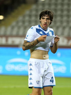 Torino-Brescia maçında 04 Sandro tonali (Brescia) Torin, İtalya 'da, Temmuz 08 2020 - LM / Claudio Benedetto