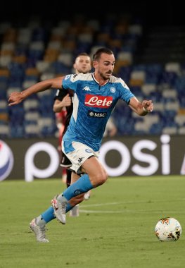 Napoli 'den Fabian Ruiz, 12 Temmuz 2020' de SSC Napoli ile AC Milan arasında oynanan maçta San Paolo Stadyumu Fotoğrafı LPS / MARCO IORIO / LM