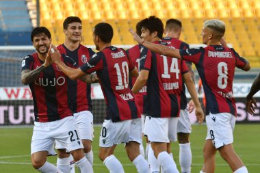 Bologna, Parma-Bologna maçında 12 Temmuz 2020 'de Soriano' nun ikinci golünü kutladı - LM / Alessio Tarpini