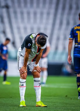 Juventus 'lu Cristiano Ronaldo, 26 Haziran 2020' de İtalya 'nın Allianz Stadyumu' nda Juventus ile ABD Lecce arasında oynanan 2019 / 20 karşılaşmasında - Fotoğraf Fabrizio Carabelli / LM