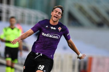 ACF Fiorentina, İtalya 'nın Floransa kentinde Cagliari' ye karşı açtığı davada Dusan vlahoviç - LM / Matteo Papini
