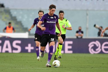 ACF Fiorentina, İtalya 'nın Floransa kentinde Cagliari' ye karşı açtığı davada Dusan vlahoviç - LM / Matteo Papini