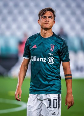 Juventus 'lu Paulo Dybala, 26 Haziran 2020 tarihinde İtalya' nın Allianz Stadyumu 'nda Juventus ile ABD Lecce arasında oynanan 2019 / 20 karşılaşmasında - Fotoğraf Fabrizio Carabelli / LM