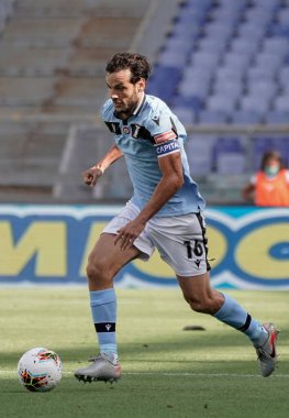 Lazio 'dan Marco Parolo, 11 Temmuz 2020' de Roma 'da oynanan Olimpico Stadyumu Fotoğrafları LPS / MARCO IORIO / LM karşılaşmasında SS Lazio ile ABD' li Sassuolo arasında oynanan TIM karşılaşmasında görev başındaydı.