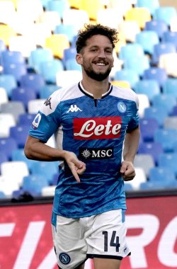 Napoli 'nin Napoli' ye karşı Spal maçında Napoli 'nin Napoli Stadyumu' nda 28 Haziran 2020 - LM / Marco Iorio