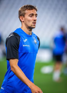 Atalanta BC takımından Timoty Castagne, 11 Temmuz 2020 tarihinde İtalya 'nın Torino şehrindeki Allianz Stadyumu' nda Juventus ile Atalanta BC arasında oynanan 2019 / 20 karşılaşmasında - Fotoğraf: Fabrizio Carabelli / LM