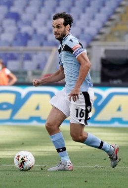 Lazio 'dan Marco Parolo, 11 Temmuz 2020' de Roma 'da oynanan Olimpico Stadyumu Fotoğrafları LPS / MARCO IORIO / LM karşılaşmasında SS Lazio ile ABD' li Sassuolo arasında oynanan TIM karşılaşmasında görev başındaydı.