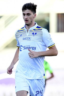 Hellas Verona 'lı Marash Kumbulla, Floransa, İtalya' da Hellas Verona 'ya karşı 12 Temmuz 2020 - LM / Matteo Papini