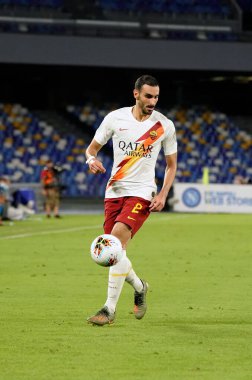 Roman Davide Zappacosta, SSC Napoli ile AS Roma arasındaki Serie A TIM karşılaşmasında 2005 Temmuz 2020 'de San Paolo Stadyumu Fotoğrafı LPS / MARCO IORIO / LM