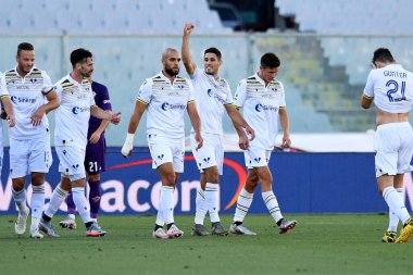 Hellas Verona 'dan Davide Faraoni, Floransa, İtalya' da Hellas Verona 'ya karşı 12 Temmuz 2020 - LM / Matteo Papini