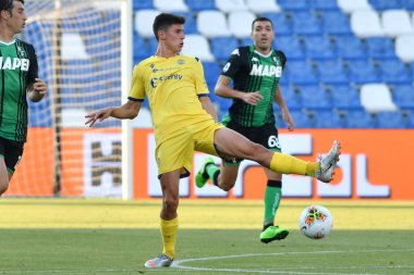 Sassuolo, Hellas Verona 'ya karşı 28 Haziran 2020' de İtalya 'nın Reggio Emilia kentinde düzenlenen davada matteo pessina verona - LM / Alessio Tarpini