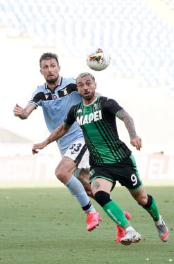 Napoli 'den Jose Callejon, SSC Napoli ile AS Roma arasındaki Serie A TIM maçında ilk golünü attıktan sonra, 5 Temmuz 2020' de San Paolo Stadyumu Fotoğraf: LPS / MARCO IORIO / LM    