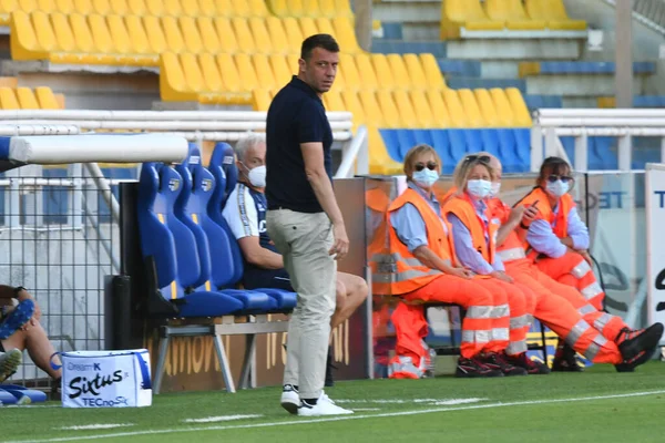 Roberto Aversa Entrenador Parma Durante Parma Bolonia Parma Italia Julio — Foto de Stock