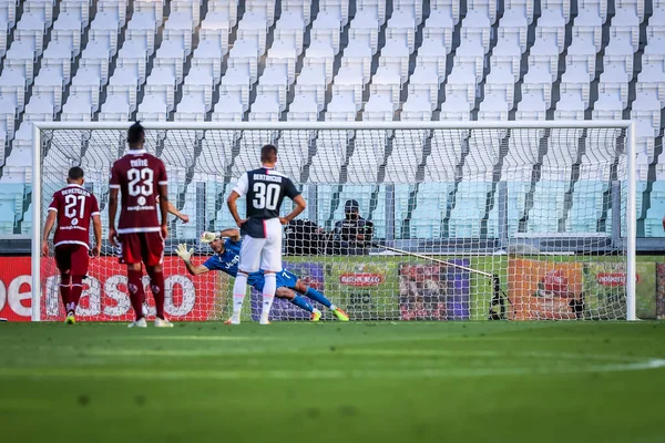 Andrea Belotti Torino Penalty Serie 2019 Match Juventus Torino Allianz — Stock Photo, Image
