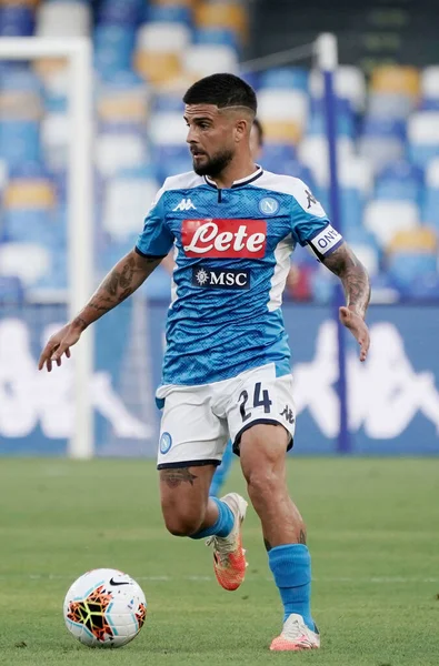 Lorenzo Insigne Napoli Acción Durante Napoli Spal Estadio San Paolo — Foto de Stock