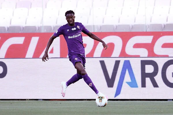 Hristiyan Kouame Fiorentina Floransa Talya Hellas Verona Karşı Temmuz 2020 — Stok fotoğraf