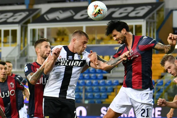 Roberto Soriano Bolonia Riccardo Tagliolo Parma Durante Parma Bolonia Parma — Foto de Stock