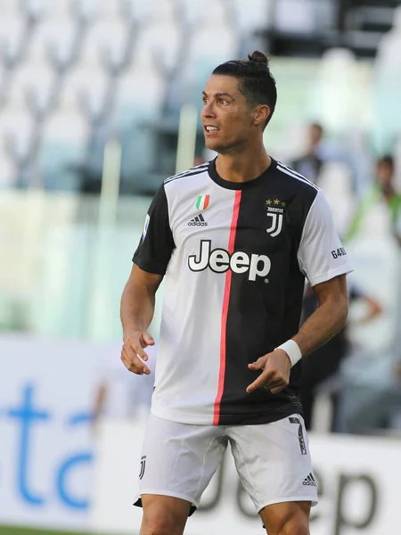 Cristiano Ronaldo Juventus Durante Juventus Torino Turim Itália Julho 2020 — Fotografia de Stock