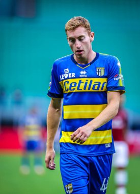 Parma Calcio takımından Dejan Kulusevski 15 Temmuz 2020 'de San Siro Stadyumu' nda AC Milan ile Parma Calcio arasında oynanan 2019 / 20 karşılaşmasında - Fotoğraf: Fabrizio Carabelli / LM